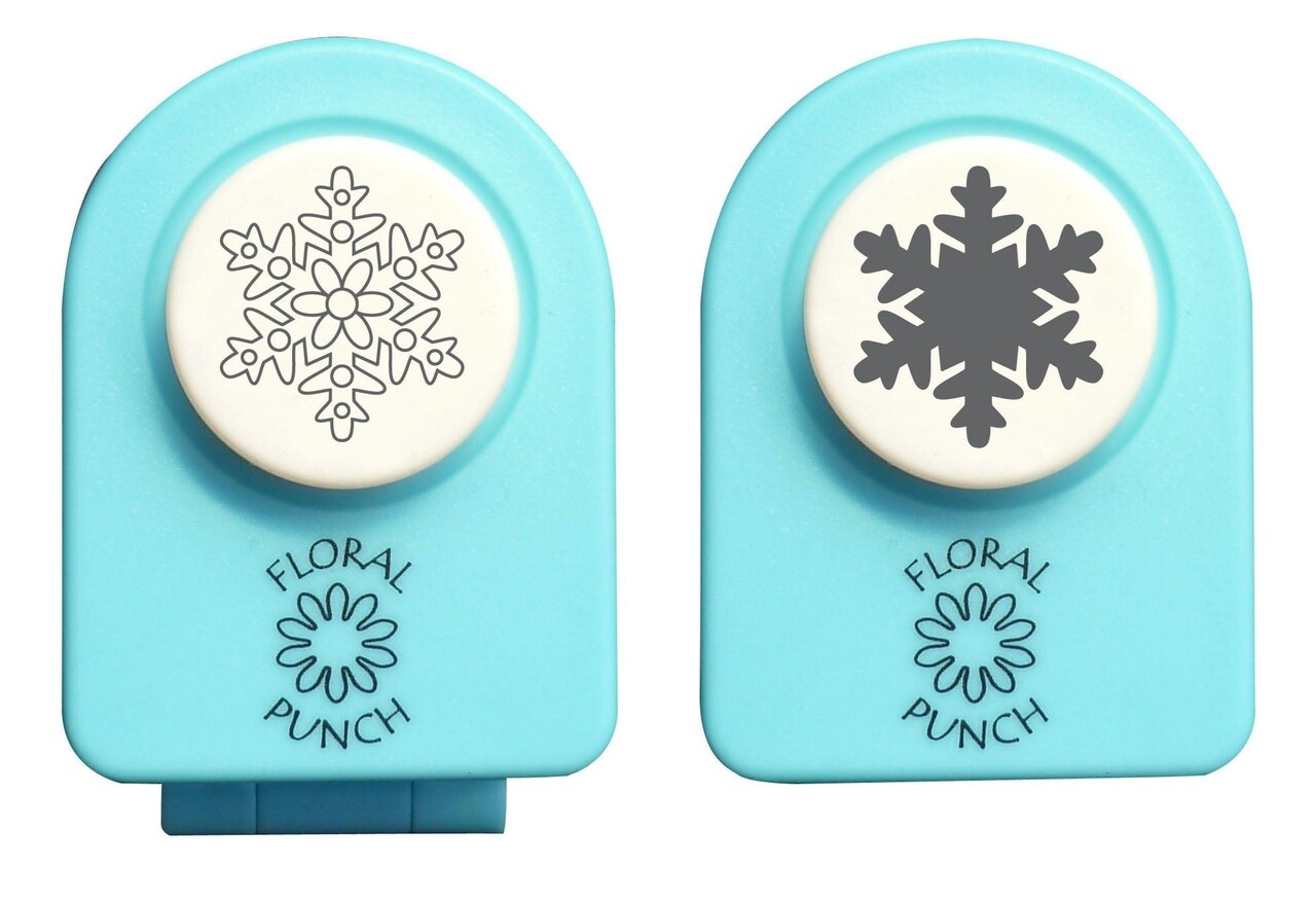 Nellie's Choice Floral punch small set - snowflake